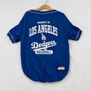 LA Dodgers MLB Dog Shirt Extra Large XL Pets First Blue Streetwear Sporty Gorp